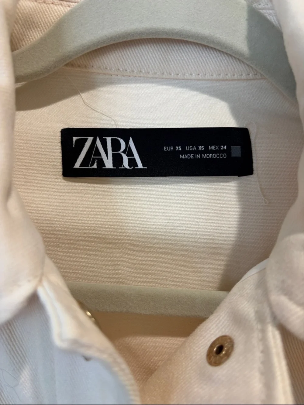 Zara ecru crop jacket - Picture 4 of 9
